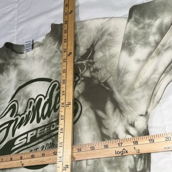 Swindell Speedlab Tie-Dye Sweatshirt S By Independent Trading Co. 100% Cotton Gr - Picture 6 of 6